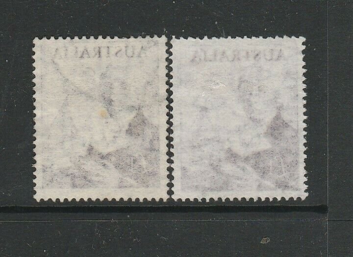 Australia 1963/5 Navigators £1 Both papers Used SG 359 & 359a