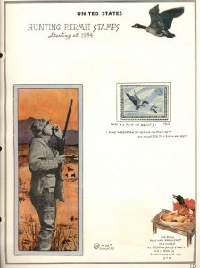 US #RW1-32, Ducks, 1934-65, on pages, used & mint, F/VF, Scott $2,004.50