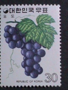 ​KOREA-1974-SC#896 FRUIT ISSUE-GRAPES MNH VERY FINE WE SHIP TO WORLD WIDE