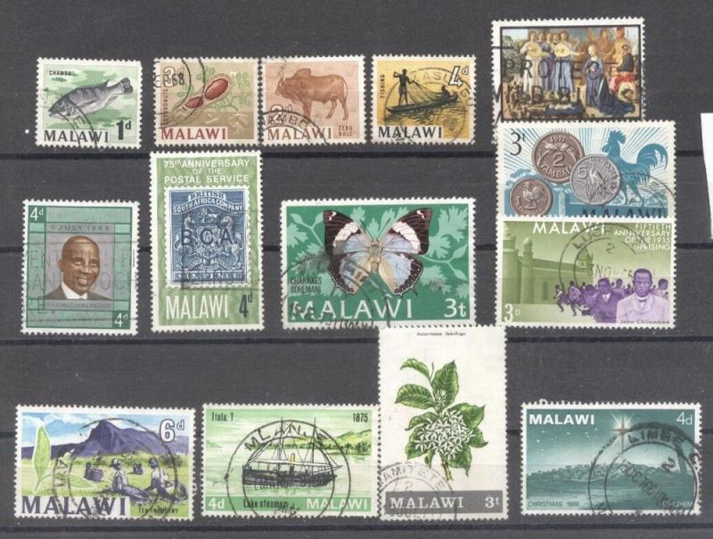 Malawi - Lot, Animals, Scout, Flowers, Butterflies, Religion, MH   AK.081