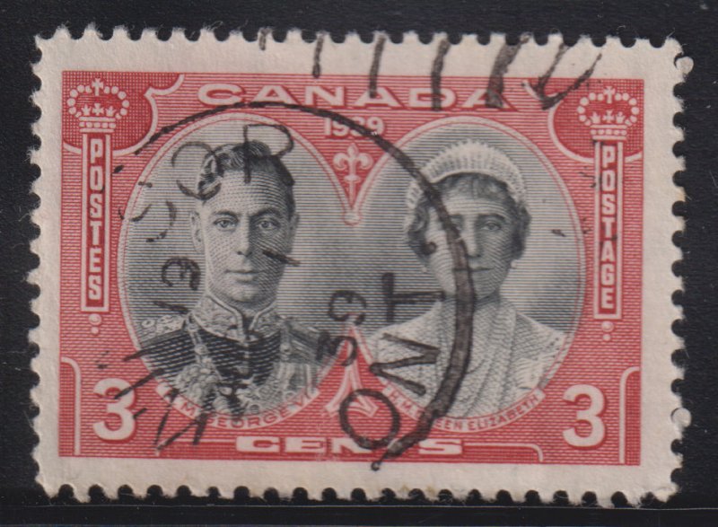 Canada 248 Royal Visit Tour Issue 3¢ 1939