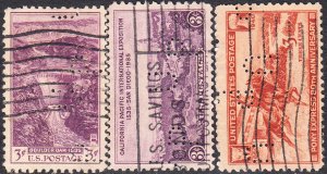 US - Union Pacific Railroad Perfins