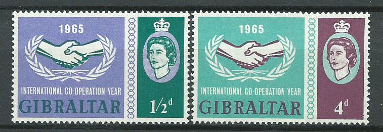 Gibraltar  SG 182 - 183 set  MVLH