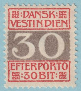 DANISH WESDT INDIES J7 POSTAGE DUE  MINT HINGED OG * NO FAULTS VERY FINE! - MFO