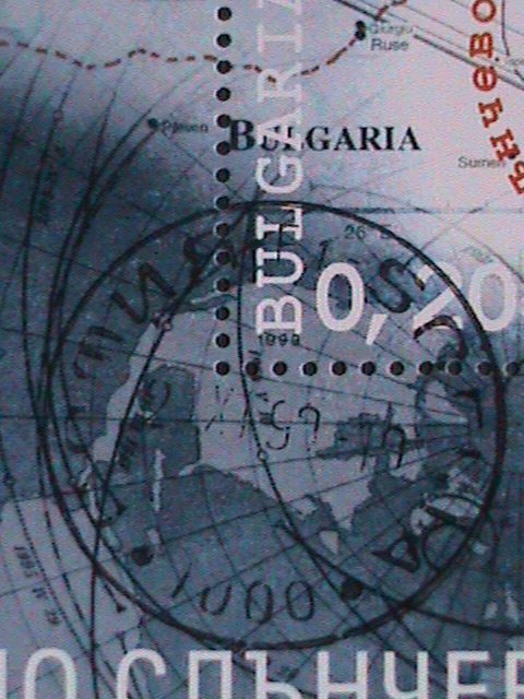 BULGARIA-1999 SC#4086-TOTAL SOLAR ECLIPSE-CT0 S/S VF- WE SHIP TO WORLD WIDE