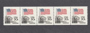 PNC5 20c Flag 12 US #1895a MNH F-VF