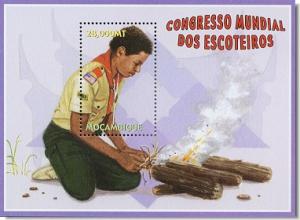 MOZAMBIQUE SHEET SCOUTS SCOUTING