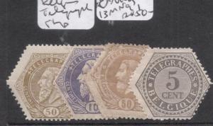 Belgium Telegraph Y & T SC 3,5,8,MOG 13 MNG (5dhi)