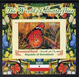 Somaliland 2011 The World of Butterflies #2 imperf souven...