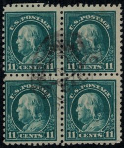 MALACK 473 F/VF, Block, lovely color and undervalued! w8593