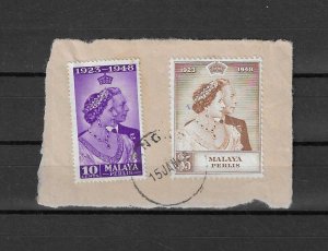 MALAYA/PERLIS 1948 SG 1/2 USED