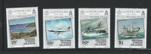 BRITISH VIRGIN ISLANDS  mnh sc 466-469