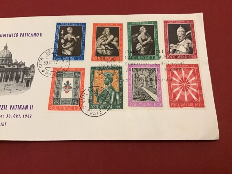 Vatican 1962 Concilio Ecuménico Vaticano II  Postal Cover R42360 