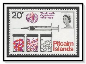 Pitcairn Islands #96 WHO Anniversary MH