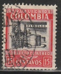 COLOMBIA C99, 15¢ REGULAR ISSUE. Used.F. (702)