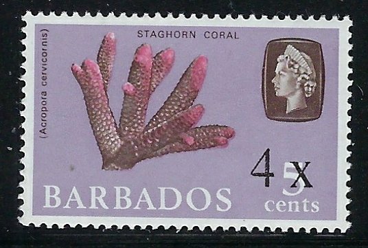 Barbados 327 MNH 1970 Surcharge (fe3946)