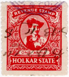 (I.B) India (Princely States) Revenue : Holkar State Duty 1a