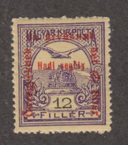 Hungary B41 Turul and St. Stephen's Crown  O/P 1915