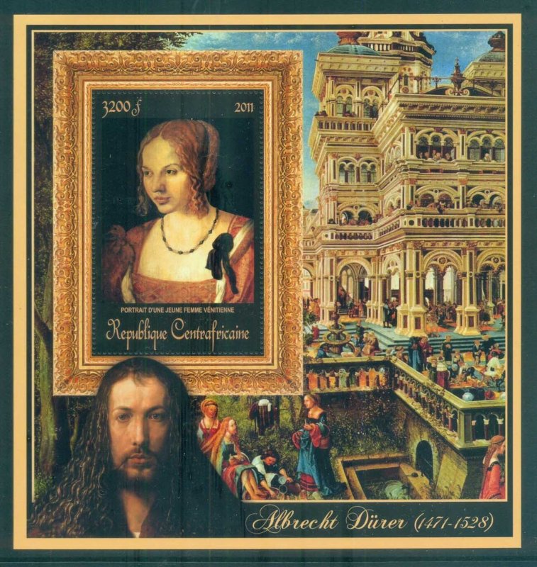 Central African Republic 2011 Art, Albrecht Durer MS MUH CA11417d