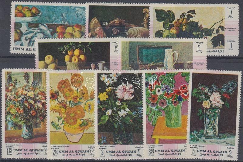 Umm Al Qiwain stamp Long-lived painters set MNH 1968 Mi 275-284 WS143122