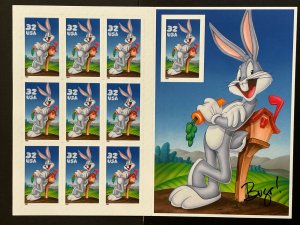 1997 sheet Bugs Bunny Sc# 3137