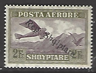 Albania #C20 Mint Hinged Single Stamp cv $55