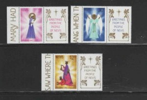 NEVIS #118-120 1980 CHRISTMAS MINT VF NH O.G aa