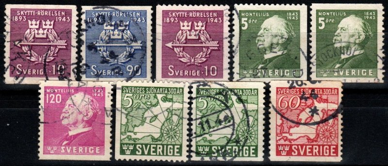Sweden #342-50  F-VF Used CV $6.10 (X1087)