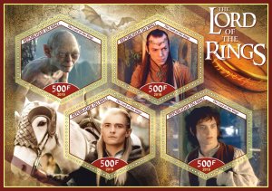 Stamps. Cinema. The Lord of the Rings 2019 year 1+1 sheets perforated