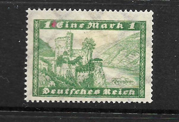 GERMANY 1924-27  1M   GREEN   MH   SG 376