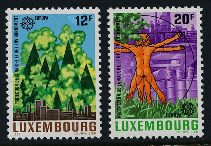 Luxembourg 751-2 MNH EUROPA, Pollution Sources