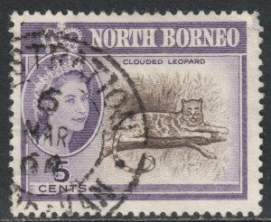 North Borneo Scott 282 - SG393, 1961 Elizabeth II 5c used