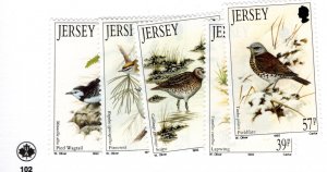 Jersey #582-586 MNH - Stamp - CAT VALUE $5.90