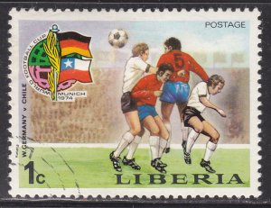 Liberia 675 World Cup Soccer 1974