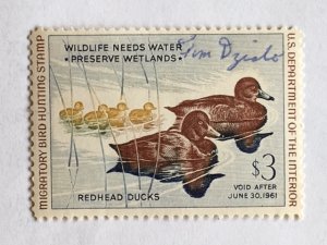 US – 1960 – Federal Duck Stamp – SC# RW27 – Used