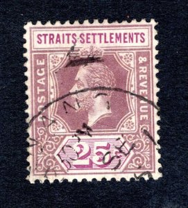 Malaya Straits Settlements SC #161   VF, Used CV $15.00 .... 6090114/22