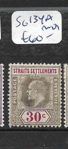  MALAYA STRAITS SETTLEMENTS (PP0901B) KE 30C  SG 134A  MOG