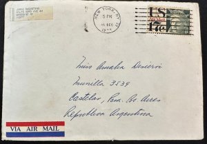 CM) 1972. UNITED STATES. STATUE OF LIBERTY. ENVELOPE SENT ARGENTINA. XF