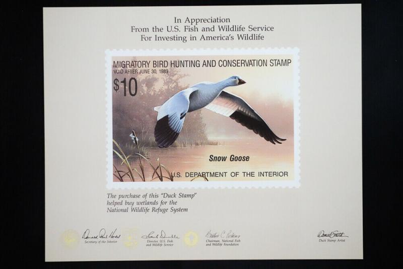 US Federal Duck Stamp Collection