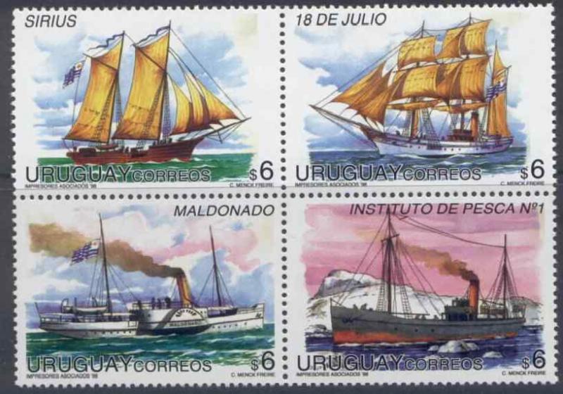 Uruguay 1727 MNH Ships