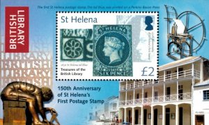 St. Helena 2006 - British Library Collection - Souvenir Sheet - Scott 893 - MNH