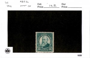 United States Postage Stamp, #622 Mint NH, 1926 Harrison (AB)