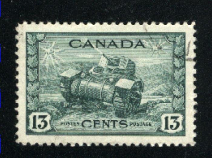 Canada #258   used   VF  PD