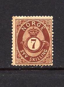 Norway Scott #21 Mint Never Hinged