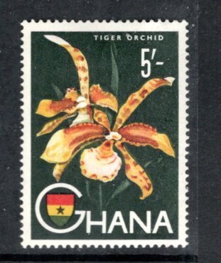 GHANA 59 MH VF Tiger Orchid