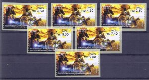 ISRAEL STAMPS 2021 FIREFIGHTING FIRES IN URBAN AREAS 6 ATM MACHINE # 001 LABEL