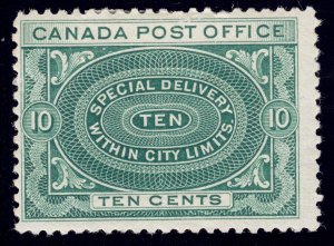 Canada Scott E1 Type ii Mint HR OG Lot A7007 