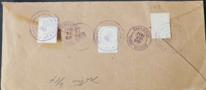 Philippines 1937 Ministry Of Posts Registered Cover To USA