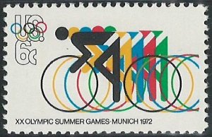 Scott: 1460 United States - Munich Olympics - MNH