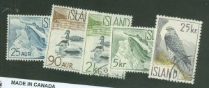 Iceland #319-323  Single (Complete Set)